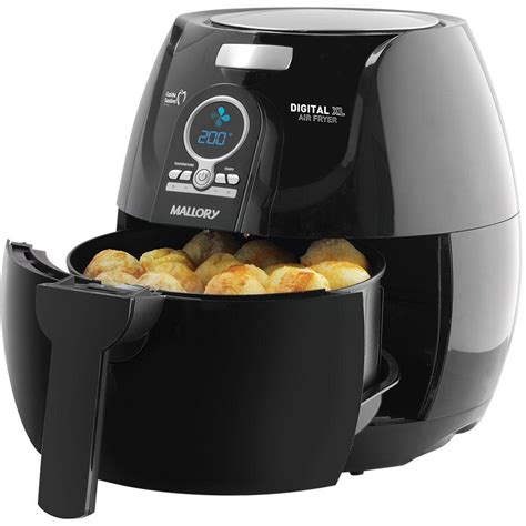 Fritadeira Elétrica Mallory Sem Óleo Digital Xl Air Fryer 32 Litros