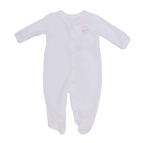 Mameluco Baby Creysi Unisex M T Rmico Blanco De Botones Walmart