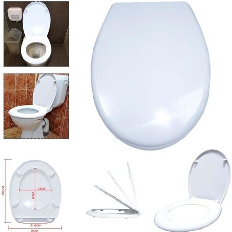 LARS360 Abattant WC Abattant de Toilette Ovale Forme Siège de