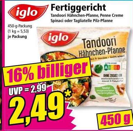 Iglo Fertiggericht Angebot Bei NORMA