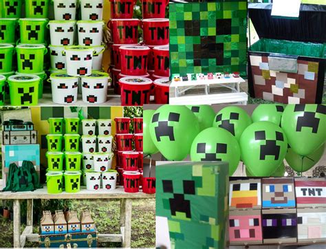 72 Ideas De Decoracion Para Fiesta De Cumpleanos De Minecraft Temas Images