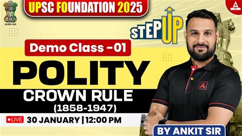 Upsc Indian Polity Crown Rule Detailed Concepts By Ankit