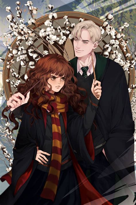 Fanart Dramione By Shisaireru On Deviantart Harry Potter Fan Art Harry