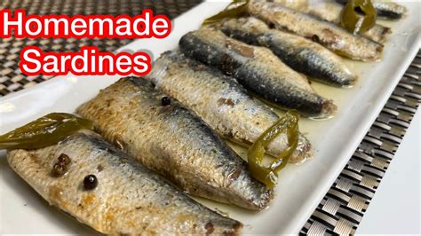 How To Make Can Sardines Homemade Sardines Youtube