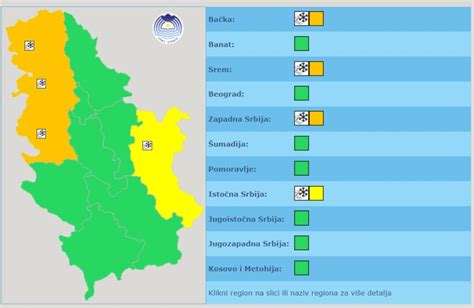 Rhmz Izdao Upozorenje Upaljeni Meteo Alarmi Za Ove Delove Srbije