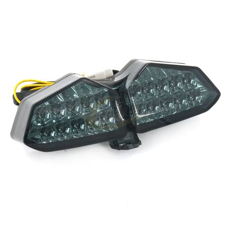 Motorcycle Led Rear Turn Signal Tail Stop Light Lamps Integrated For Yamaha Yzf R6 2003 2005 Yzf