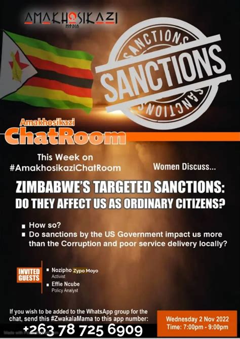 How Do Targeted Sanctions Impact Ordinary Women And Girls In Zimbabwe Amakhosikazi Media