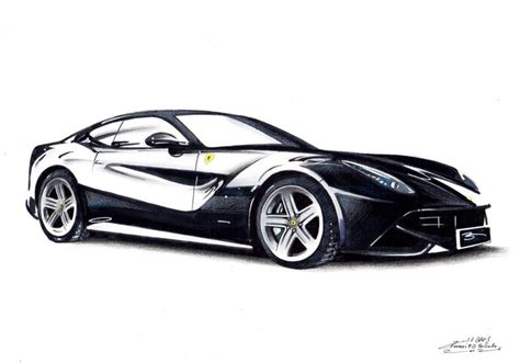 Afbeelding Illustratie Ferrari F Dessin Original Baes Catawiki