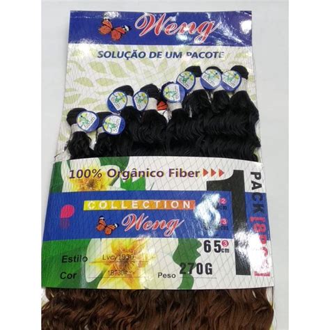 cabelo Weng 100 orgânico fiber 270g Shopee Brasil