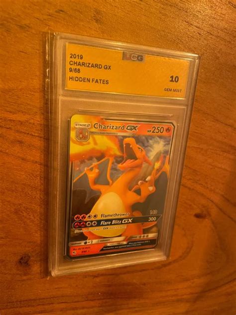 Hidden Fates Pok Mon Graded Card Charizard Gx Ucg Catawiki