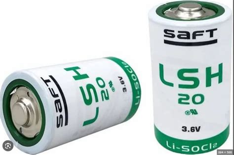 Saft Lsh Volt Size D Lithium Thionyl Chloride Lisocl Battery At