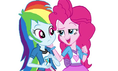 Pinkie Pie Flirting With Rainbow Dash By Ktd1993 On Deviantart