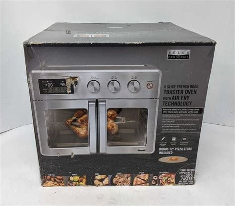 Bella Pro Series 6 Slice French Door Toaster Over W Air Fry AC0884