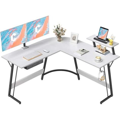 Bureau D Angle Gamer Gaming Informatique 130 130 Cm Table En Forme