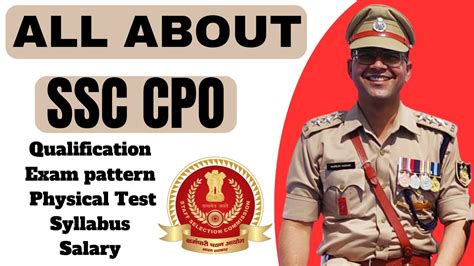 All About SSC CPO SSC CPO Syllabus SSC CPO Salary SSC CPO All