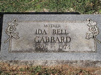 Ida Bell Davis Gabbard Find A Grave Memorial