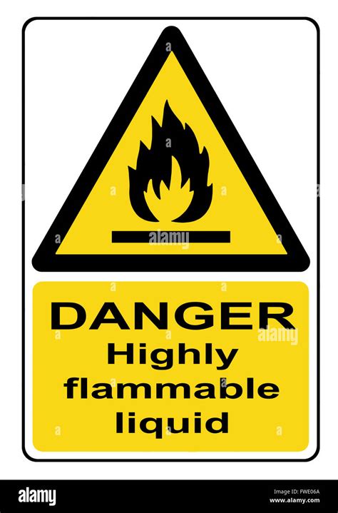 Flammable Sign Hi Res Stock Photography And Images Alamy