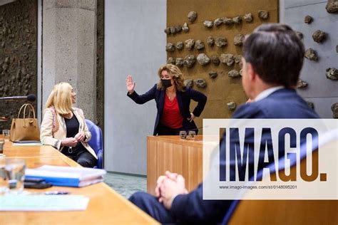 THE HAGUE Speaker Of The House Vera Bergkamp Greets Minister Sigrid