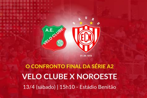 Gravação Noroeste x Velo Clube na final da Série A2 do Campeonato