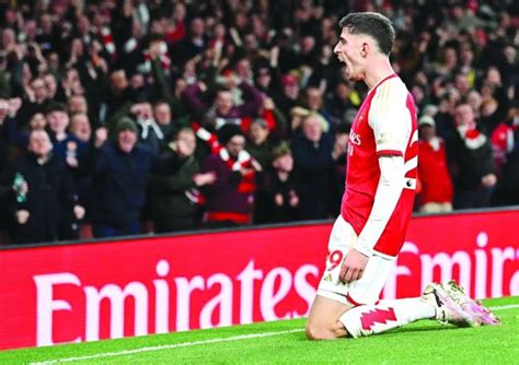 Havertz Goal Puts Arsenal Top With 2 1 Brentford Win Gulf Times