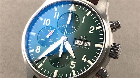 Iwc Pilot S Chronograph Racing Green Limited Edition Iw Iwc