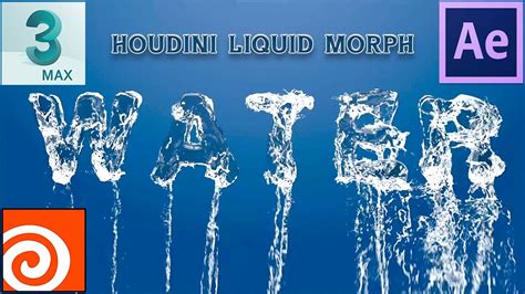 Houdini 3ds Max After Effects Liquid Morph YouTube