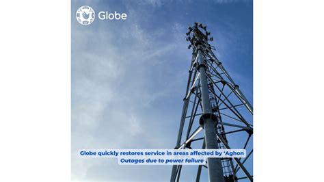 Globe Quickly Restores Service In Areas Affected By Aghon Outages Due