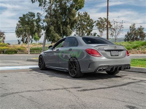 Mercedes W205 C63 C63S DTM Carbon Fiber Rear Diffuser 2015 2018