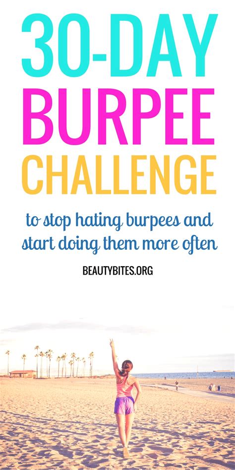 My Simple 30 Day Burpee Challenge Beauty Bites