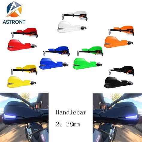 22mm 28mm Handlebar Motorcycle LED Turn Signal Hand Guard Protector