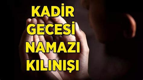 DİYANET KADİR GECESİ NAMAZI KILINIŞI 2 4 12 REKAT KADİR GECESİ