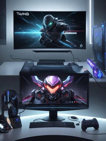 Premium Photo | Experience the ultimate gaming setup with a CPU that ...