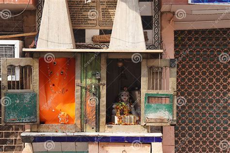 A Small Shiva Temple in Varanasi Image Editorial Image - Image of ...