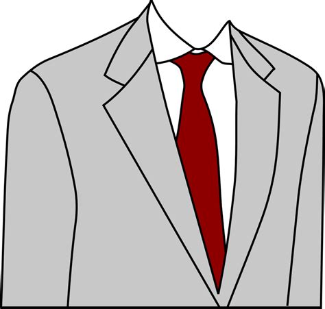 Suit And Tie Drawing | Free download on ClipArtMag