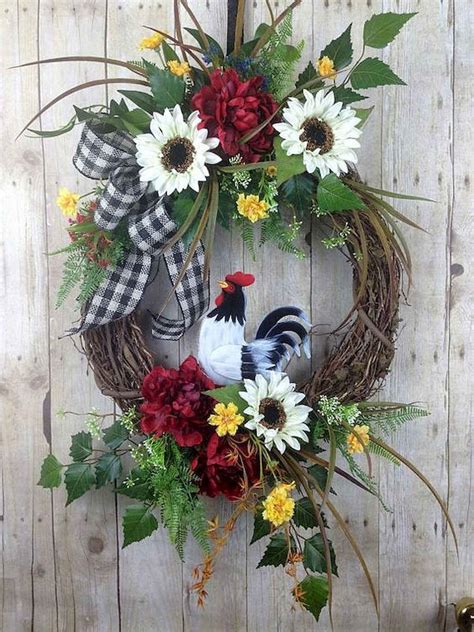 50 Beautiful Spring Wreaths Decor Ideas And Design Wreath Decor