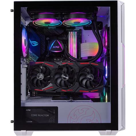 Xpg Starker Air Mid Tower Gaming Chassis White Techbrandstore