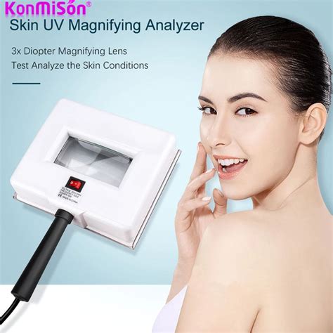 Portable Woods Lamp For Skin Uv Magnifying For Beauty Facial Skin