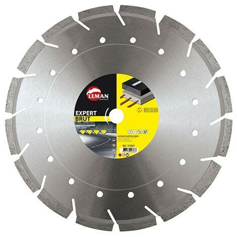 Disque diamant segmenté mixte D 300 x Al 20 x Ht 10 x ép 3 2 mm