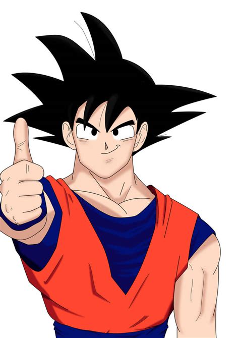 Goku Ok By Rafaelarrudasouza On Deviantart