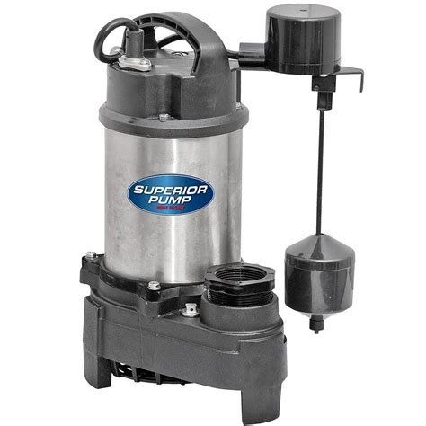 Superior Pump Hp Submersible Stainless Steel Cast Iron Sump