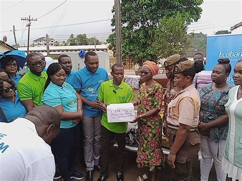 Ecobank Ghana Engages In Employee Volunteerism Making Donations To