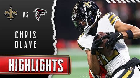 Chris Olave 114 Yard Game Vs Falcons Week 11 Highlights YouTube