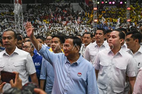 Deklarasi Prabowo Gibran ANTARA Foto