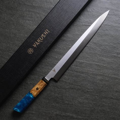 Traditional Yanagiba Sashimi Knife - Japanese Kitchen Knife – Yakushi ...