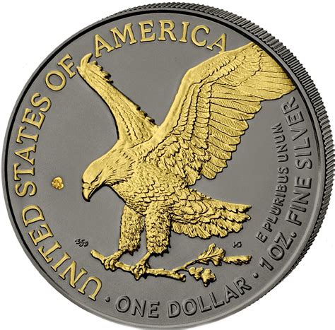 1 Unze Silber American Eagle 2023 Golden Nugget Edition AF Auflage