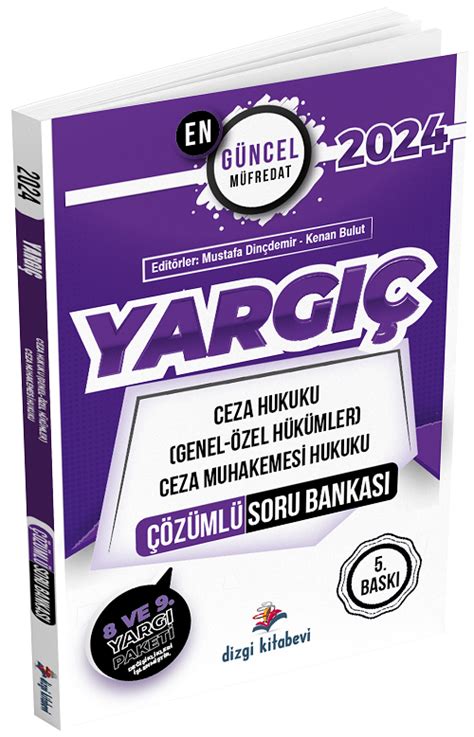 Dizgi Kitap Yayınları 2024 Hakimlik YARGIÇ Ceza Genel Özel Hükümler C