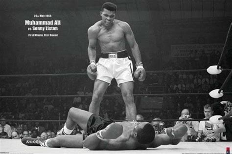 Muhammad Ali Sonny Liston Poster