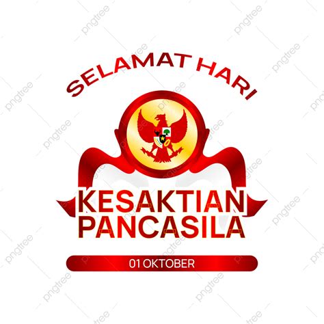 Gambar Vektor Ucapan Selamat Hari Suci Pancasila Oktober Pancasila