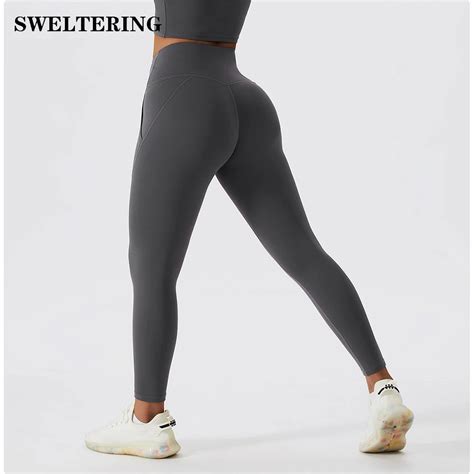 High Waisted Yoga Pants Gym Push Up Leggings Sport Women Fitness