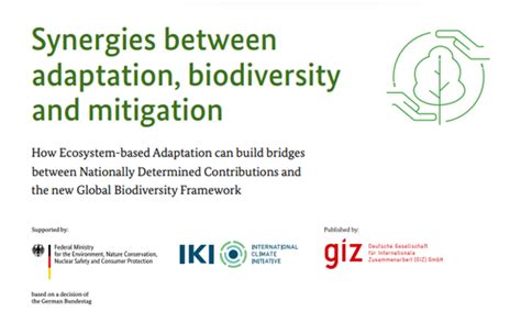 Cop 15 Update Synergies Between Adaptation Biodiversity And